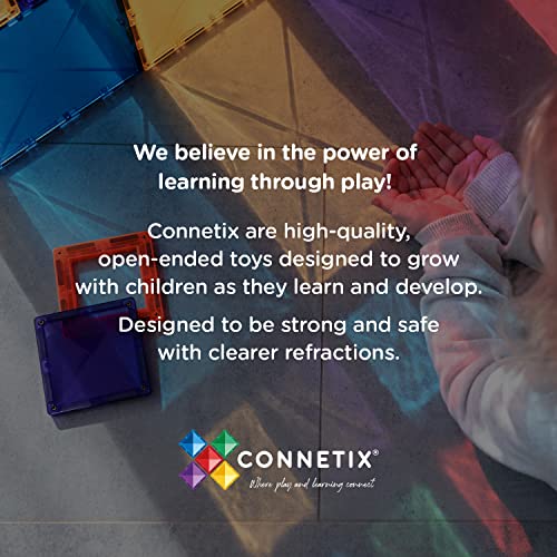 Connetix Tiles 212 Piece Mega Pack, Premium Educational Magnetic Building Set, Features Large Hexagons And Squares, Regular Geometric Tiles, Door And Window Pieces, Fences, 2 Purple Cars, And More #TOP7