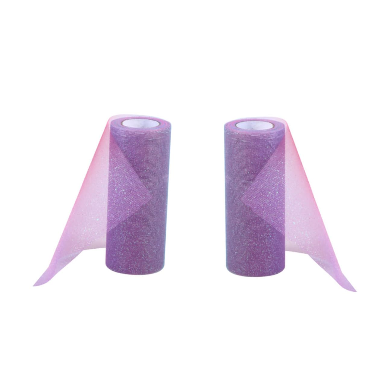Operitacx 6pièces Tulle Scintillant Avec Dégradé Pour Tutu Décoration De Mariage Et Rouge Foncé Bleu Bleu Rose Jaune