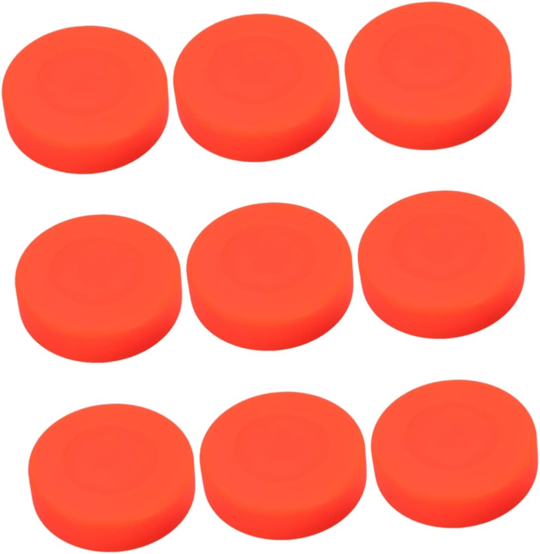 Totority 12pcs Ice Hockey Pucks Rubber Standard Hockey Balls Sports Supplies Matte Balls Bounce Pucks for Game
