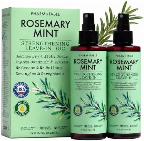 Leave in Conditioner Spray - Rosemary Oil for Hair Growth & Scalp Treatment
