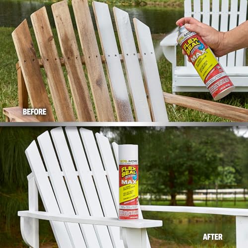 Image of Flex Seal MAX, 17 oz, 2-Pack, White, Stop Leaks Instantly, Waterproof Rubber Spray On Sealant Coating, Perfect for Gutters, Wood, RV, Campers, Roof Repair, Skylights, Windows, and More