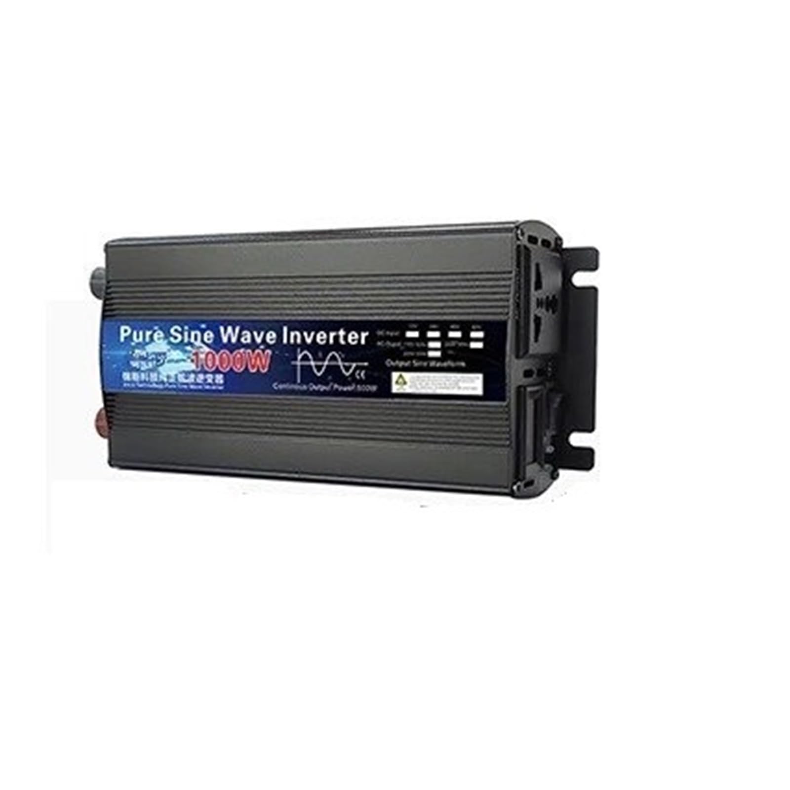 POWERinvert Onduleur Solaire 12 V 24 V 110 V 220 V 1000 W 2000 W 2600 W 12 V 48 V vers 220 V Affichage LED Onde Sinusoïdale(60V,220V-230V 60HZ,1000W)