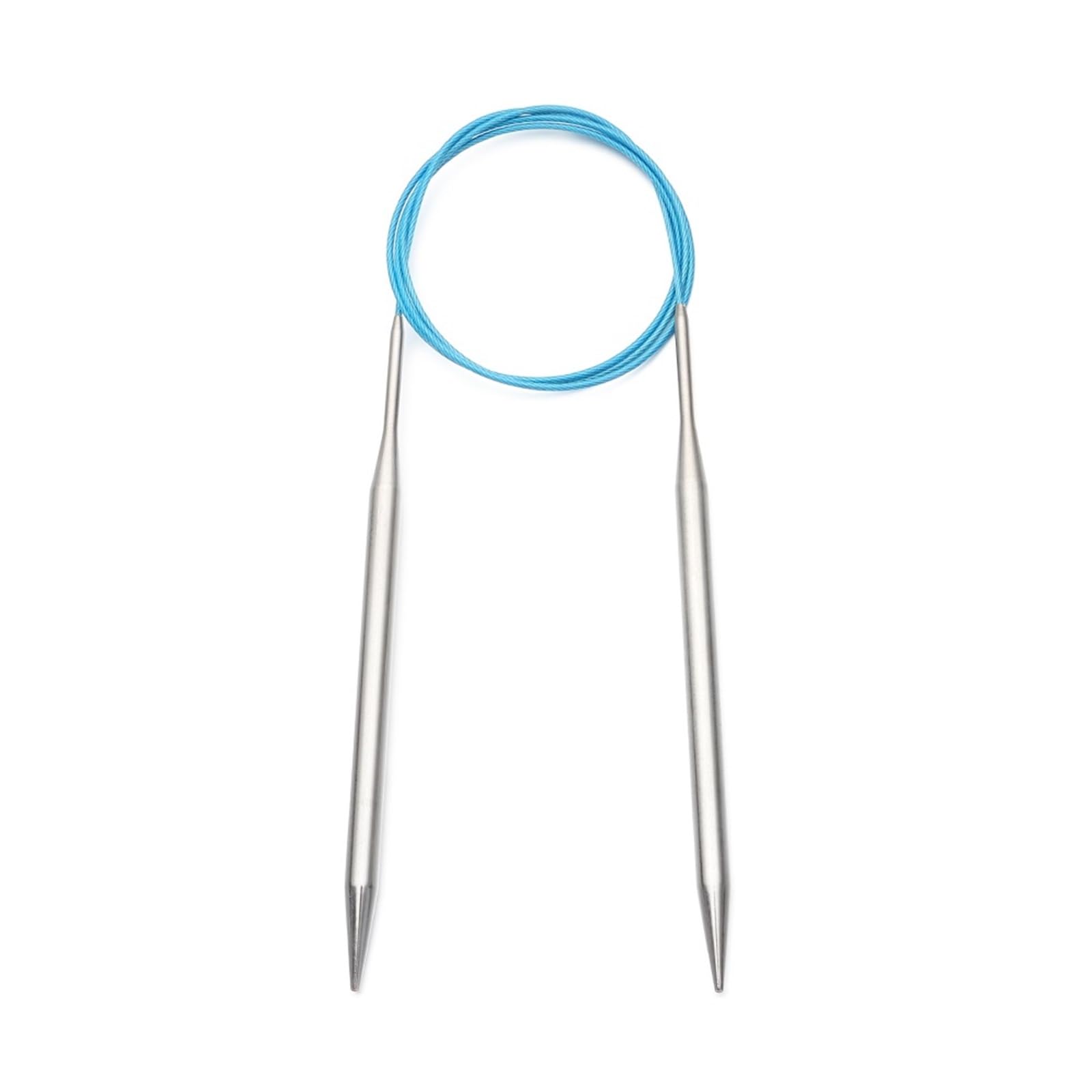 Knitting Needles 80/100cm Stainless Steel Circular Needle Round Weaving Knitting Needles Handmade Crochet Hook DIY Crafts Household Sewing Pins(100cm-7mm)