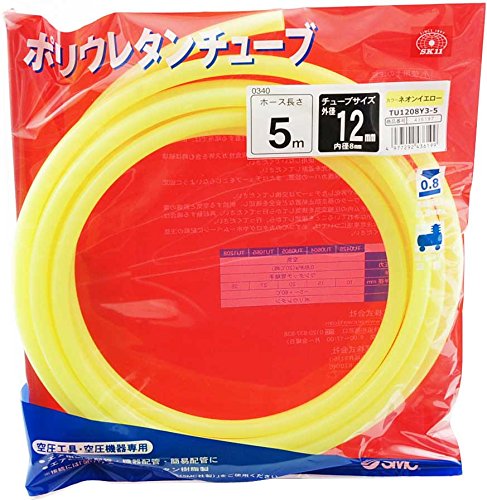 SK11 ポリウレタンチューブ 外径Φ12mm 長さ5m ホワイト エアー配管用 TU1208W-5 SK11(エスケー11) ポリウレタンチューブ 外径12mm 長さ5m ホワイト