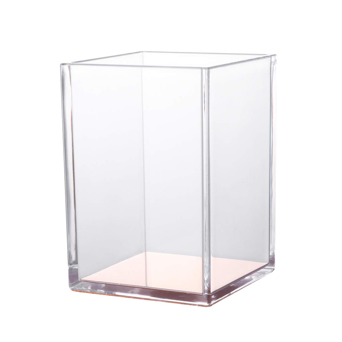 PLAFOPE Portalápices Acrílico Transparente Duradero Organizador Escritorio Elegante para Papelería y Lápices Regalo para Estudiantes y Profesores