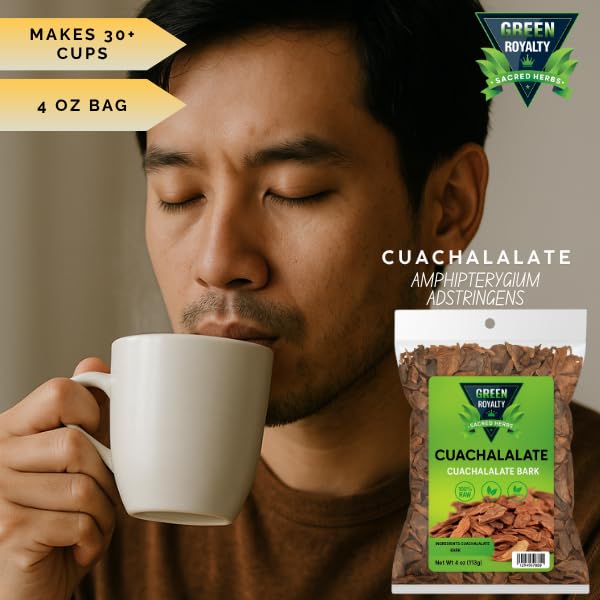 Miniatura 2 de Té Cuachalalate de 4 onzas - 3.99 oz. Cuachalala mexicana, silvestre (Juliana Adstringens)  100% natural - SIN OGM  Auténtico té de hierbas mexicanas