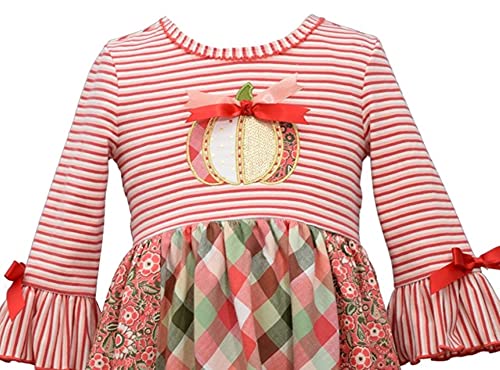 Bonnie Jean Thanksgiving Dress - Knit Pumpkin Dress for Baby, Toddler and Little Girls2