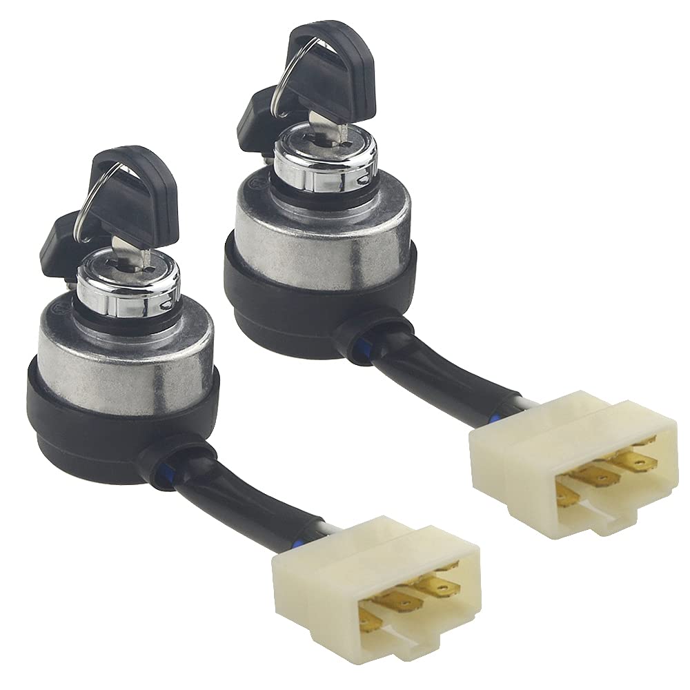 WMYCONGCONG 2 PCS Ignition Key Switch 6 Wire Key Ignition Switch