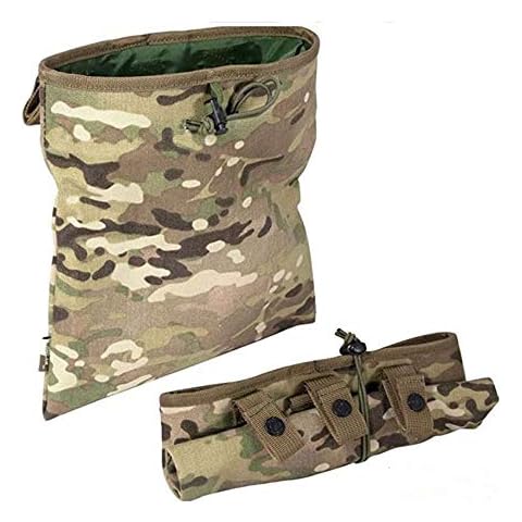 Field Sports Online Multicam Airsoft Magazine Dump Bag Mag Drop Pouch Roll Up Molle MTP Shell Holder Cover