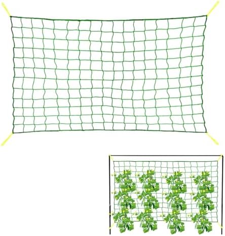 Plant Support Netting - 9-Strand Climbing Plant-Support Net Garden Pea ...