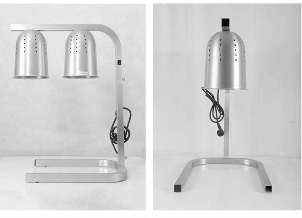 Lampada Riscaldante A Infrarossi, Lampada Riscaldante Per Alimenti A Doppia Testa, Portatile, Commerciale, Per Tavolo Da Pranzo, Tavolino, Lampade, Buffet, Riscaldamento, Conservazione, Luce Decorati
