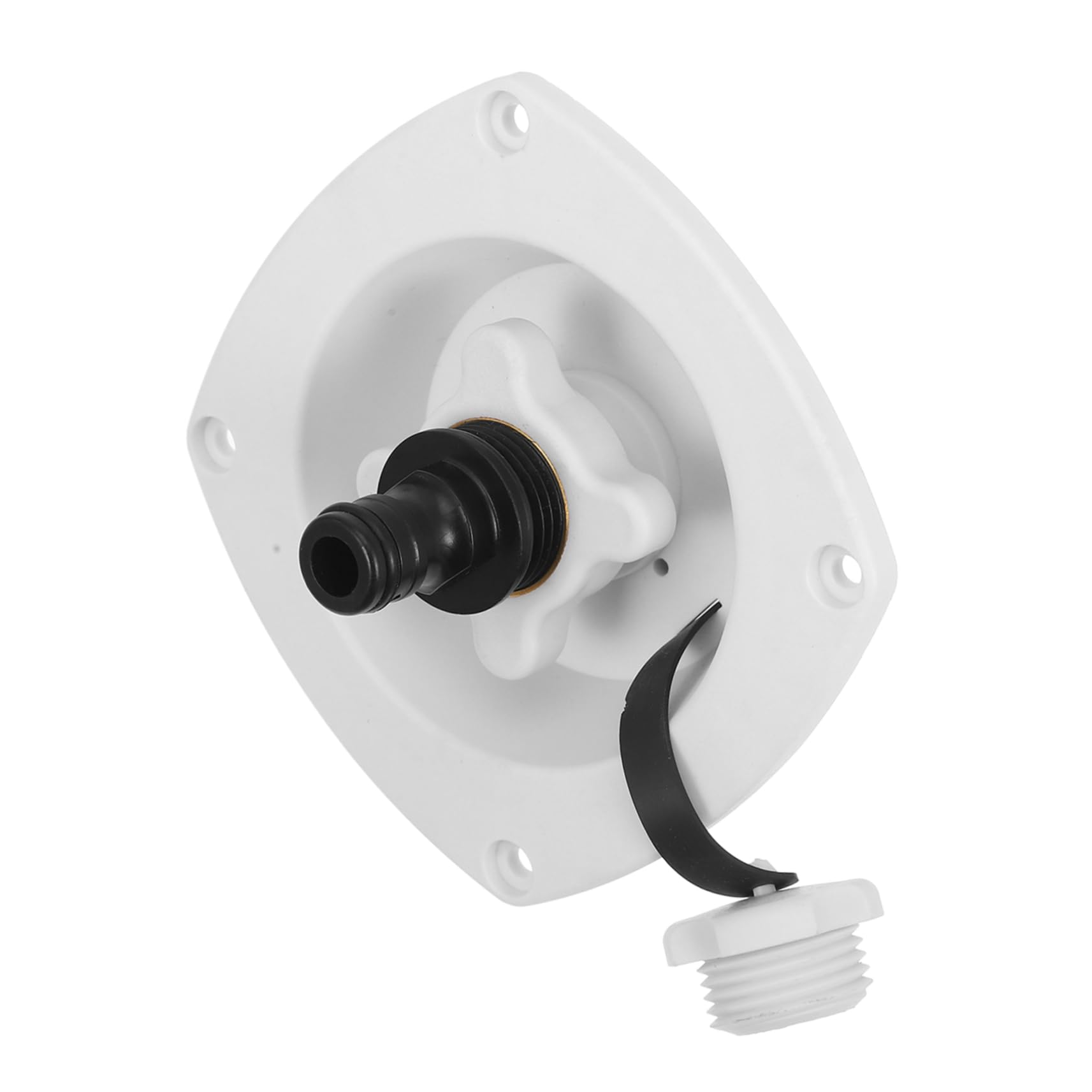 SOLUSTRE 5piezas Tapa De De Agua Para Rv y Remolques Tapa De Entrada De Agua Adaptador Accesorio De Modificación Para Vehículos Recreativos Construcción Diseño Elegante y