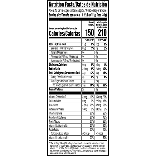 Apple Jacks Cold Breakfast Cereal, Good Source Of 8 Vitamins And Minerals, Large Size, Original, 11.02Lb Case (12 Boxes) #TOP7
