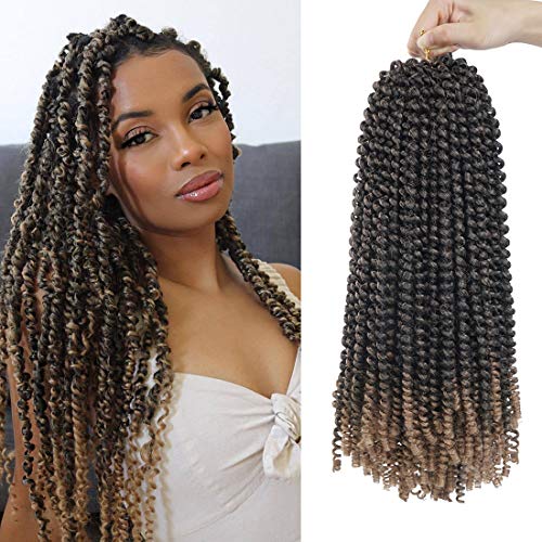 16 inch Spring Twist Crochet Braids Hair for Butterfly Locs
