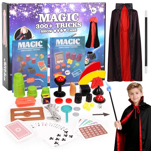 TIME4BUY Juego de Magia para niños, Más de 300 Trucos de Magia para...