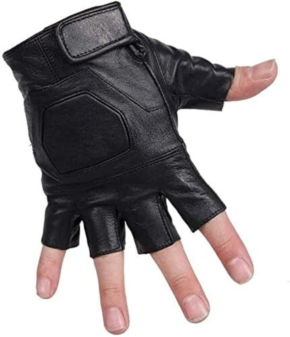 Guantes de ciclismo para hombre, antideslizantes, transpirables, de medio dedo, guantes de ciclismo al aire libre, guantes de ciclismo