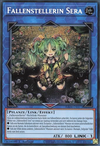 Fallenstellerin Sera (V.3) RA04-DE075 Secret Rare Deutsch Near Mint 1. Auflage - Quarter Century Stampede - mit ReCollectibles-Versandschutz - für Yu-Gi-Oh!