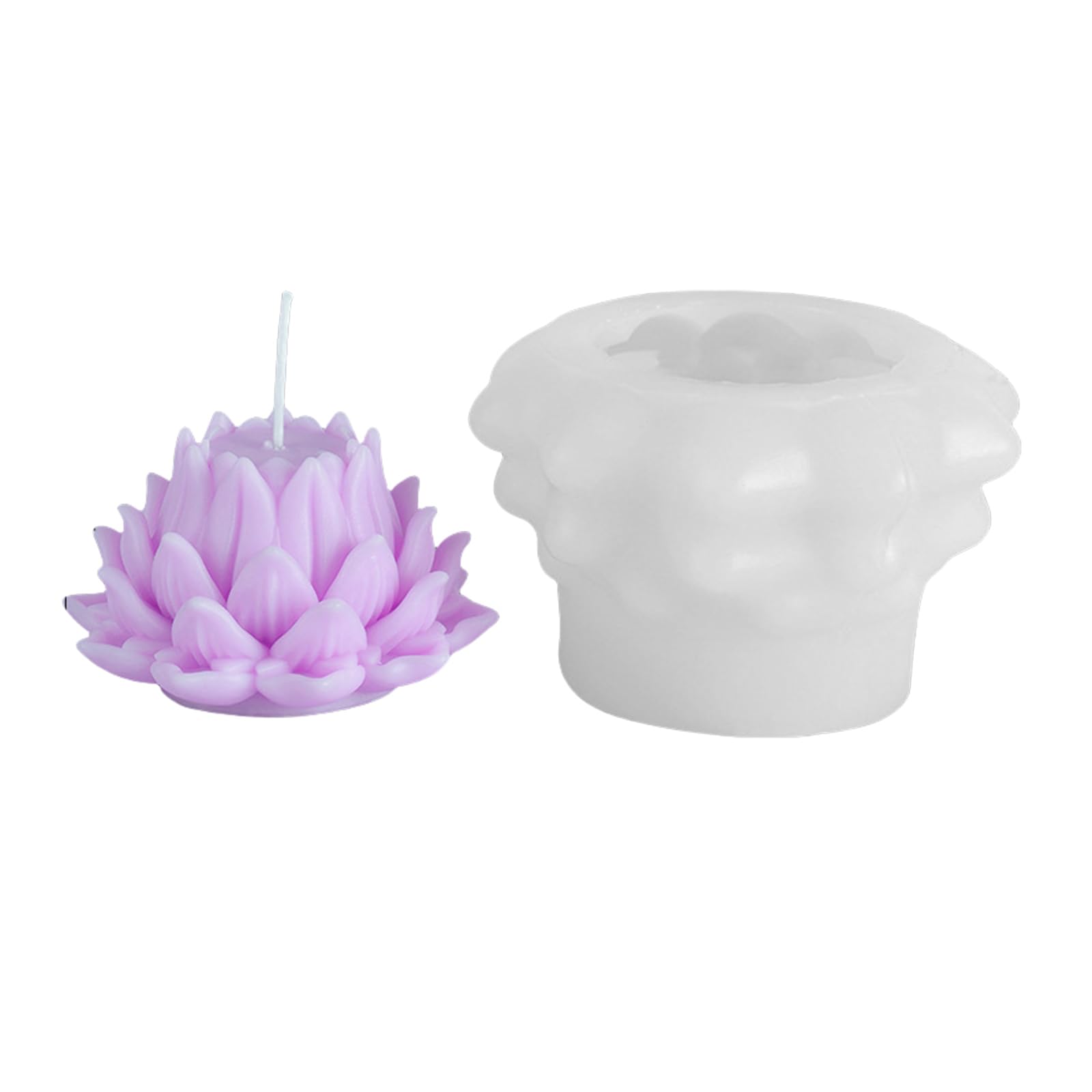 Buxuaaaa Silicone Molds Silicone Soap Molds for Epoxy Resin Soap Chocolate Cake Candy Fondant Craft Enthusiasts