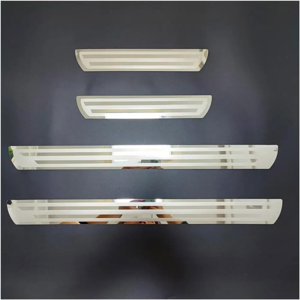 CaoYH Car Door Sill Scuff Plate for VW T-ROC 2017-2022 2023 2024 Stainless Steel Kick Plates Car Threshold Scuff Plate Car Door Sill Protector Strips