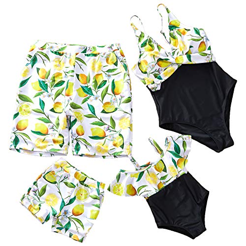 baby boy and dad matching swimwear