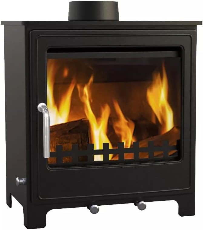 EEK A Kleiner Kaminofen Z08, Externe Zuluft, Holz&Kohle + dauerbrandf. 8 kW Amazon.de Baumarkt