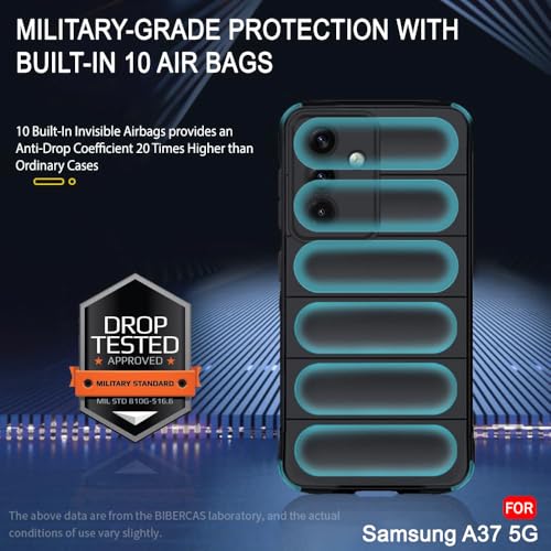 Image of TheGiftKart Back Cover for Samsung Galaxy A37 5G Case | ShockProof Military Grade Protection | Micro-Fibre Cloth On Inner Side | Liquid Silicon Case | Anti-Slip Grip Galaxy A37 Back Cover (TPU, Black)
