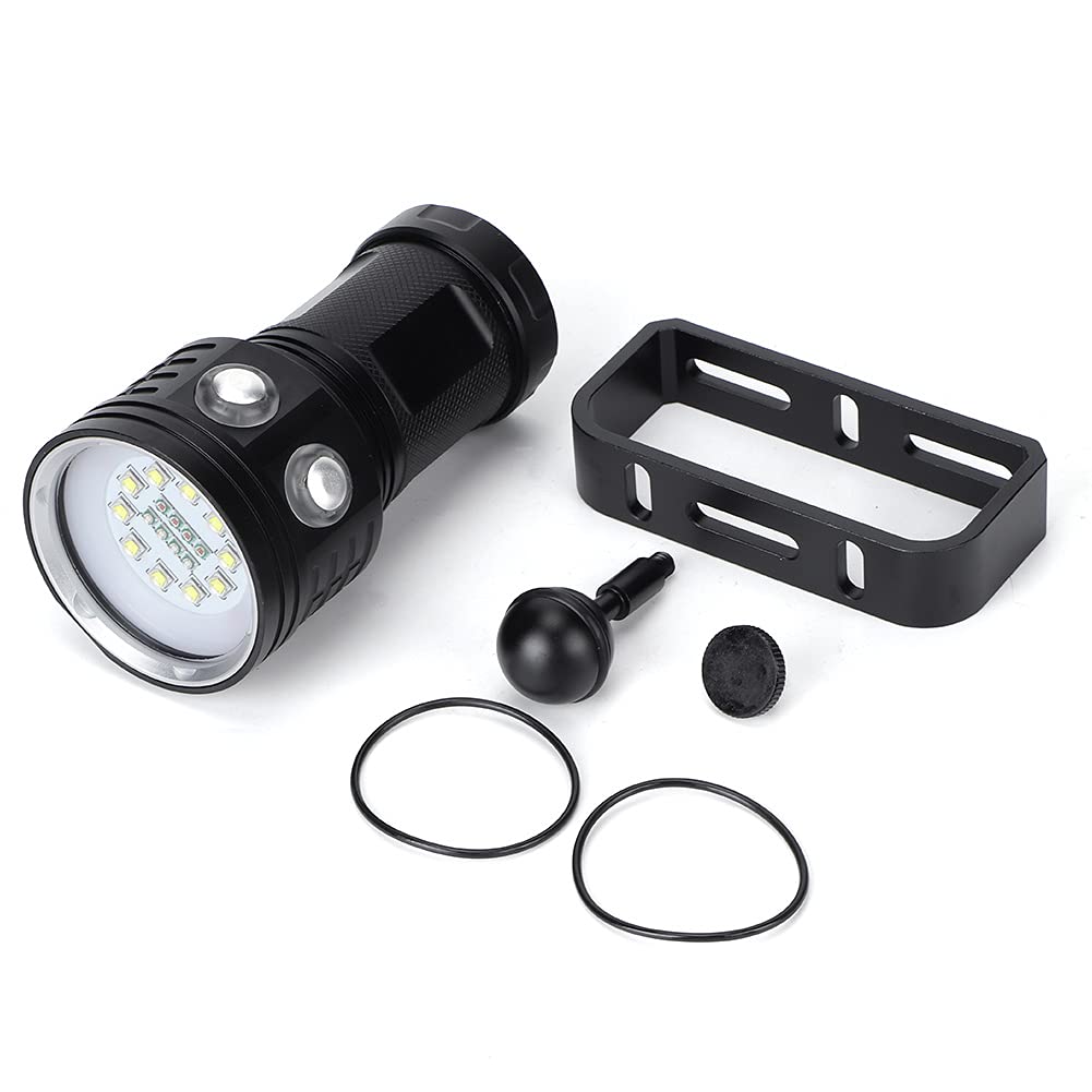 Wodoodporna super jasna latarka LED IP68 do nurkowania do sportów wodnych na świeżym powietrzu (B11)