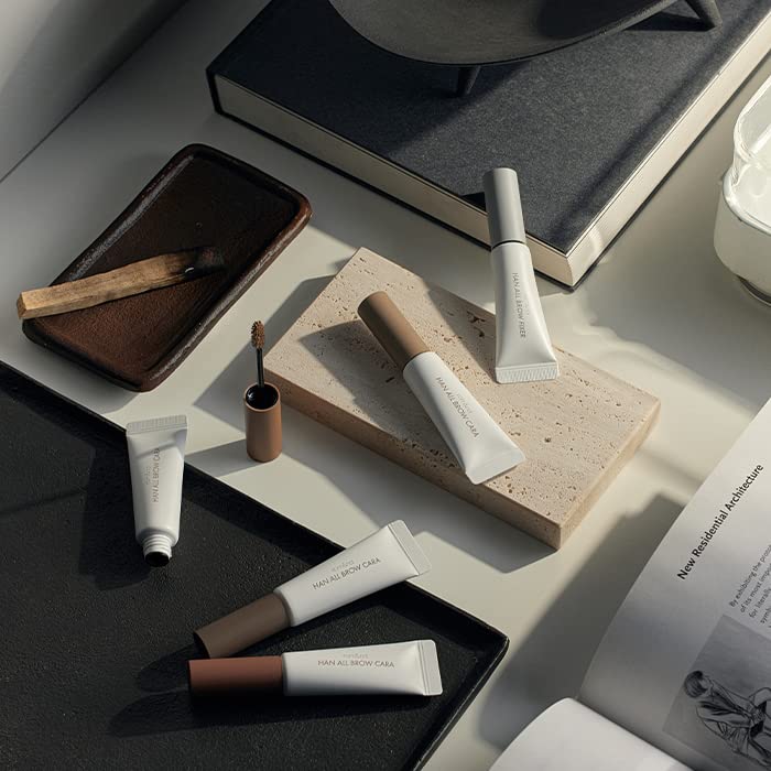 rom&nd Han All Brow Cara 04 Merry Blondy - Natural Volumizing Eyebrow Mascara for Bleached & Light Hair | Long-Lasting, Smudge-Proof Brow Tint - Image 3