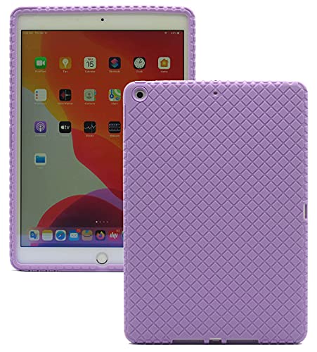 Veamor Silicone Case for iPad 9th/8th/7th Gen (2021/2020/2019) - Purple