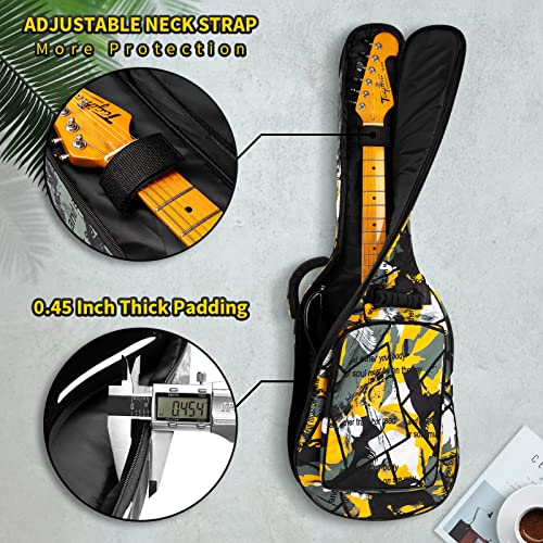 Sac de voyage jaune pour guitare, jaune, E-GUITARBAG-2 - Les Beatles, Paul McCartney, John Lennon, RIngo Starr, George Harrison Sac de voyage jaune pour guitare, jaune, E-GUITARBAG-2 – Image 7