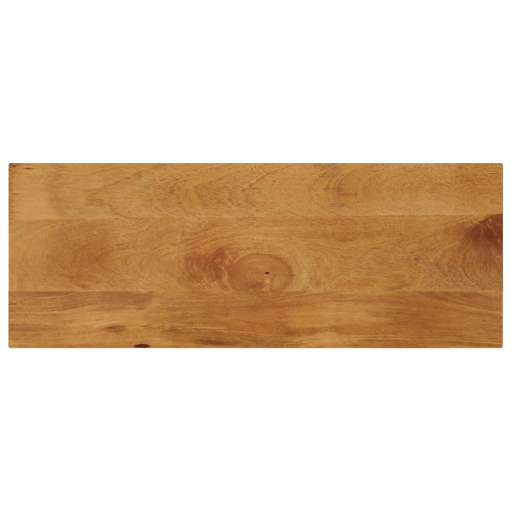 vidaXL Dessus de Table 90x30x2,5 cm rectangulaire Bois Massif manguier