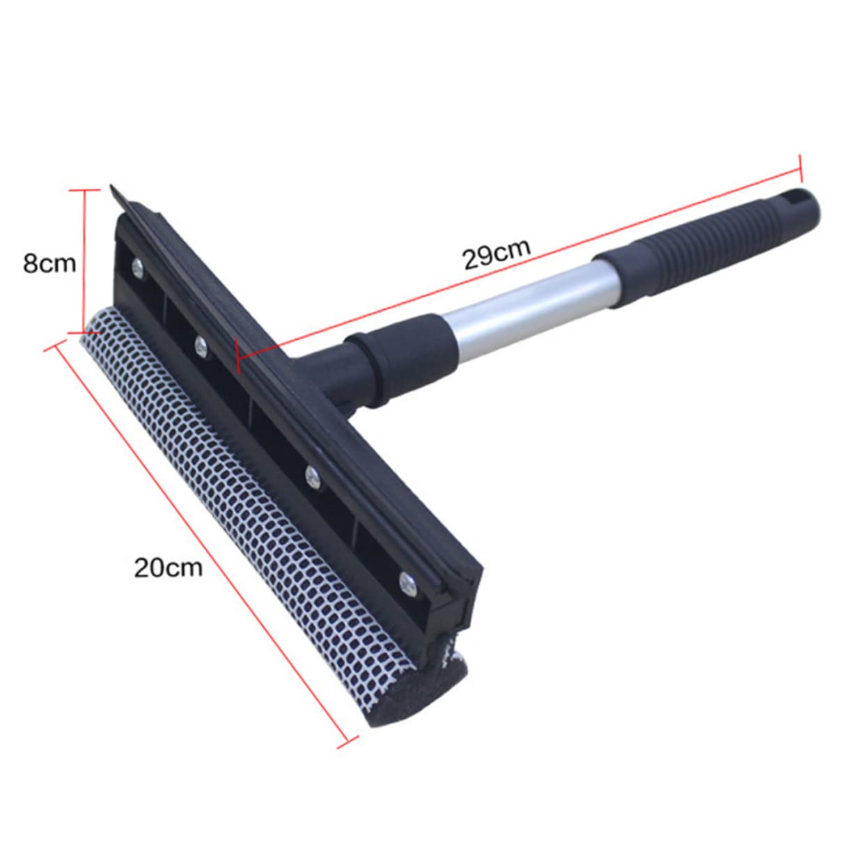 HAKIDZEL Double Sided Window Glass Cleaning Tool Wiper for Home and Kitchen Slip Grip Material Convenient Bubble Wiping for All Glass Surfaces