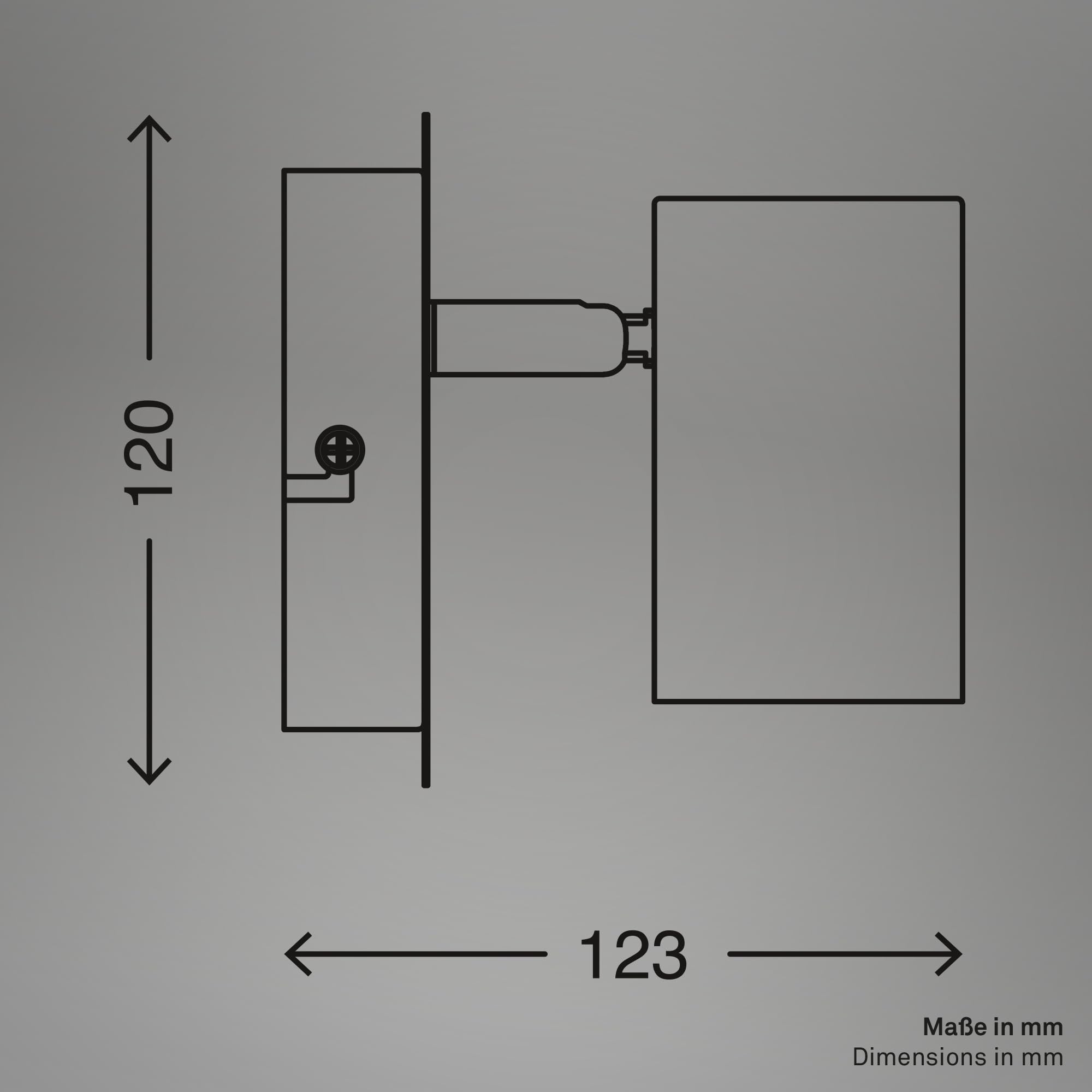 BRILONER - Aplique Pared Interior, Giratorio, GU10, Máx. 40W, Aplique Pared Dormitorio, Lámpara Pared Dormitorio, Aplique, Lámpara De Pared, Lámpara, Focos Pared Interior, 12x8x12.3 cm, Negro