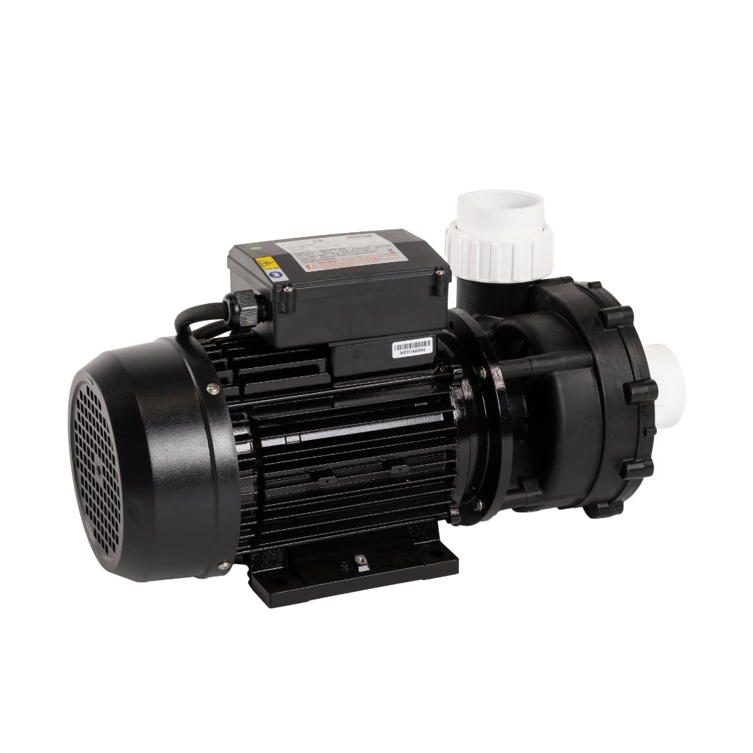 LIVIN LP250 - Pompa per vasca idromassaggio, 1,85 kW/2,5 HP e 600 l/min, pompa per piscina da terra con 230 V/50 Hz e pompa jet, senza rumore