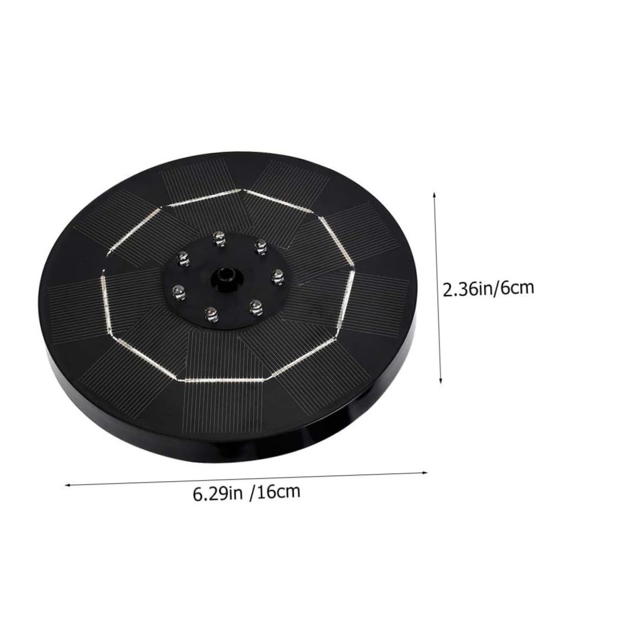 IWOWHERO 1 Set Solar Powered Water Fountain Pump for Garden Decoration Durable Outdoor Fountain for and Pools for Rockery and Garden Features