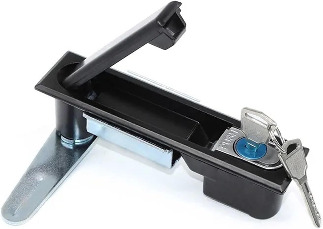 MS618 Zinc Alloy Combine Box Cabinet Locking Plane Lock Power Distribution Cabinet Box Square Door Lock 1Pcs(618-2)