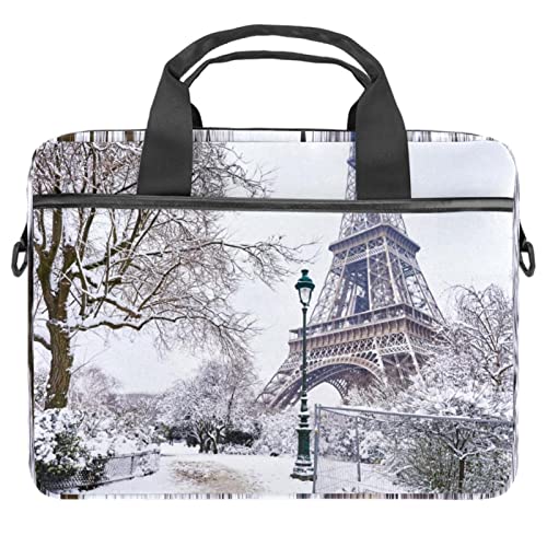 Sacoche PC portable 13-14.5 pouces antichoc à bandoulière motif fruits et neige