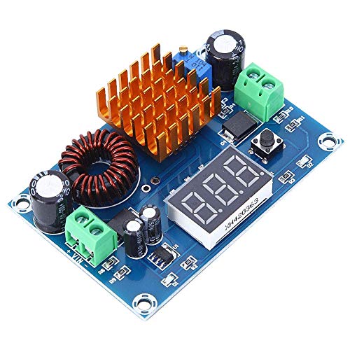 【Parti di precisione】Il convertitore dc dc modulo è dotato di bobina induttore, dissipatore di calore in rame, potenziometro ad alta precisione (rotazione oraria, riduzione in senso antiorario), visualizzazione digitale della tensione del tubo (la tensione di visualizzazione è più intuitiva), indicatore di ingresso e indicatore di uscita e altre parti. Più pratico da usare, funzioni più complete