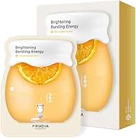 Kit 3 Máscaras Faciais Coreana Frudia K Beauty Vit C para uma Pele Brilhante e Iluminada Citrus Mask Sheet