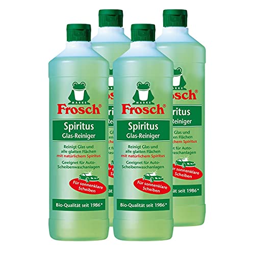 Preisvergleich Produktbild 4x Frosch Spiritus Glas-Reiniger 1 Liter