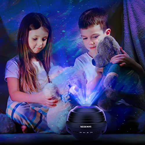 Kedemas Star Projector With App And Remote Control, Galaxy Projector For Bedroom With Music Speaker, Night Lights Projector For Kids Adults, Timer Function, Room Decor/Birthday/Party/Ceiling, Black #TOP7