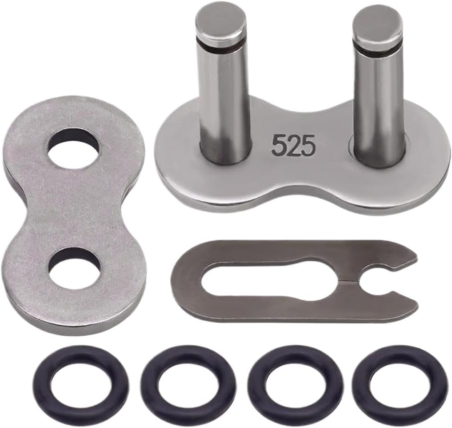 Motorcycle Dirt Bike Drive Chain 428 520 525 530 Detachable Chain Buckle Easy Installation Links Joint Clip Accessories Compatible With Automotive Motorcycle Parts(530 Chain Buckle)