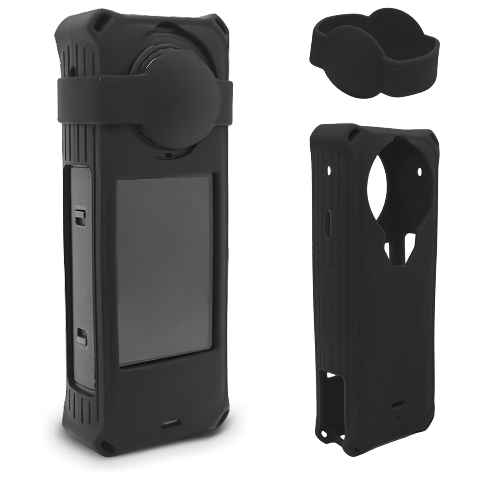 CYNOVA Accessoires voor Insta360 X4 Multifunctioneel frame, aluminium frame voor Insta360 X4 accessoires, 2 koude schoenen, extra bescherming, installatie flexibiliteit Cold Shoe Mount
