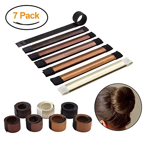 Doneioe – 2 peças de acessórios de cabelo para fazer coque de cabelo, acessório para fazer coque de