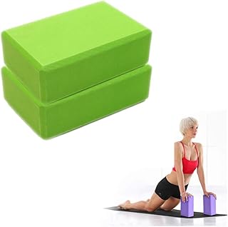 1 pc Yoga Block Yoga Brick Cork Yoga Block- High Density EVA Foam Yoga Block to Support and Deepen Poses, Lightweight Positioning Bricks, Odor-Resistant
