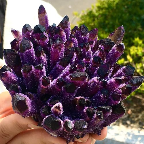 Cristal de quartz violet phantom : un cluster d'exception de 500g pour collectionneur - 5