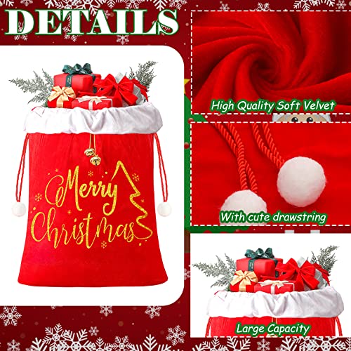 2-Pieces-27-x-36-Inch-Giant-Christmas-Santa-Sack-Oversize-Red-Velvet-Burlap-Santa-Bags-with-Cord-Drawstring-Jumbo-Gift-Bag-Gift-Wrap-Trash-Bags-for-Christmas-Party-Holiday-Supplies-Classic-Style
