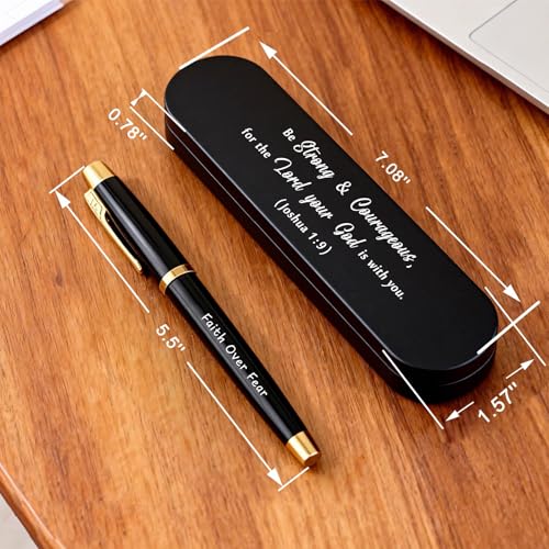 Set bolígrafo gel TANWIH con grabado bíblico miniatura 3