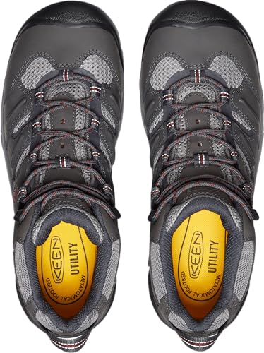 Image of KEEN Utility Men's Lansing Mid Height Steel Toe Waterproof Work Boots