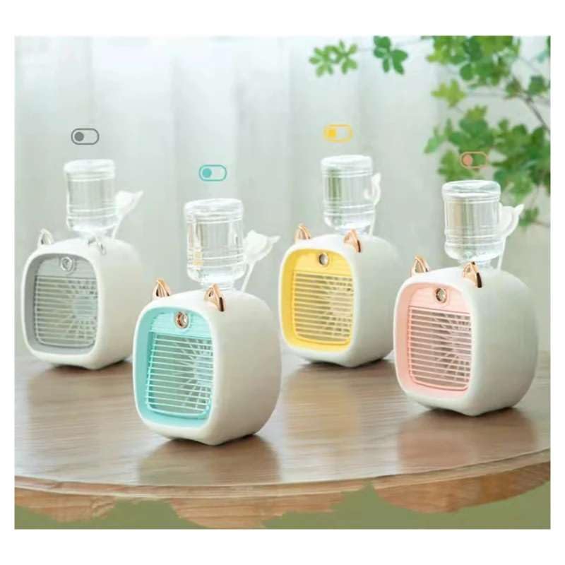 Mann Mart Portable Mini Air Conditioner Fan - 3 Speeds, 2 Spray Modes, Humidifier & Purifier for Home & Car-image-22